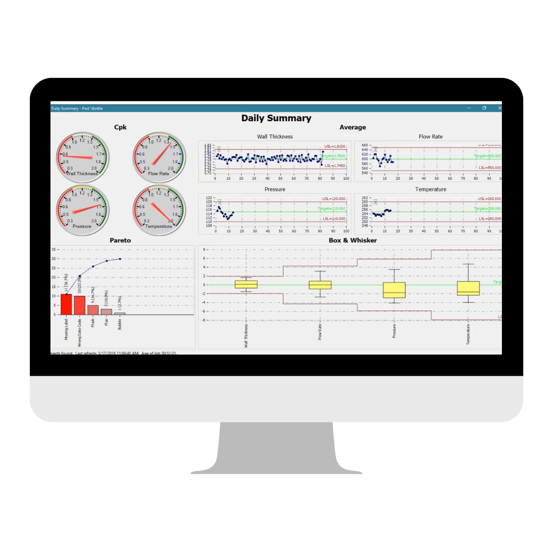 Software de Control Estadístico de Procesos winspc