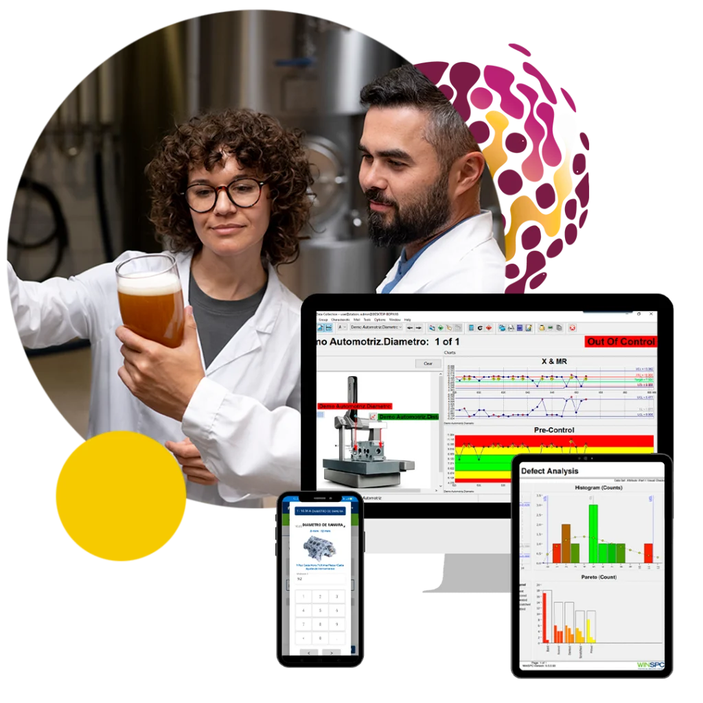 Automatiza captura de datos en la industria de bebidas con WinSPC